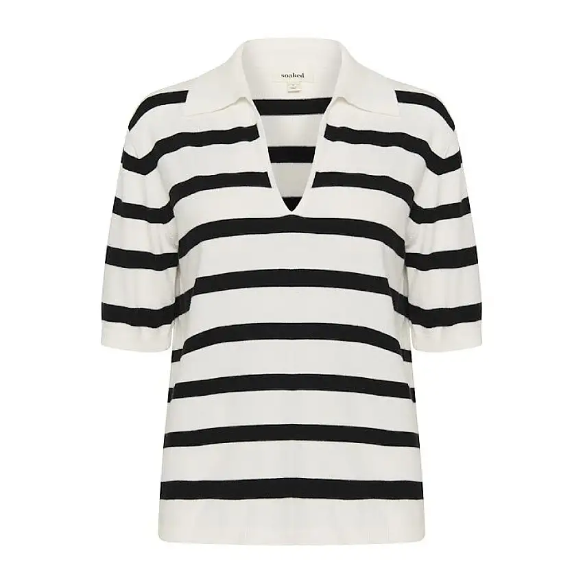 Polo a righe donna Soaked in Luxury Spina