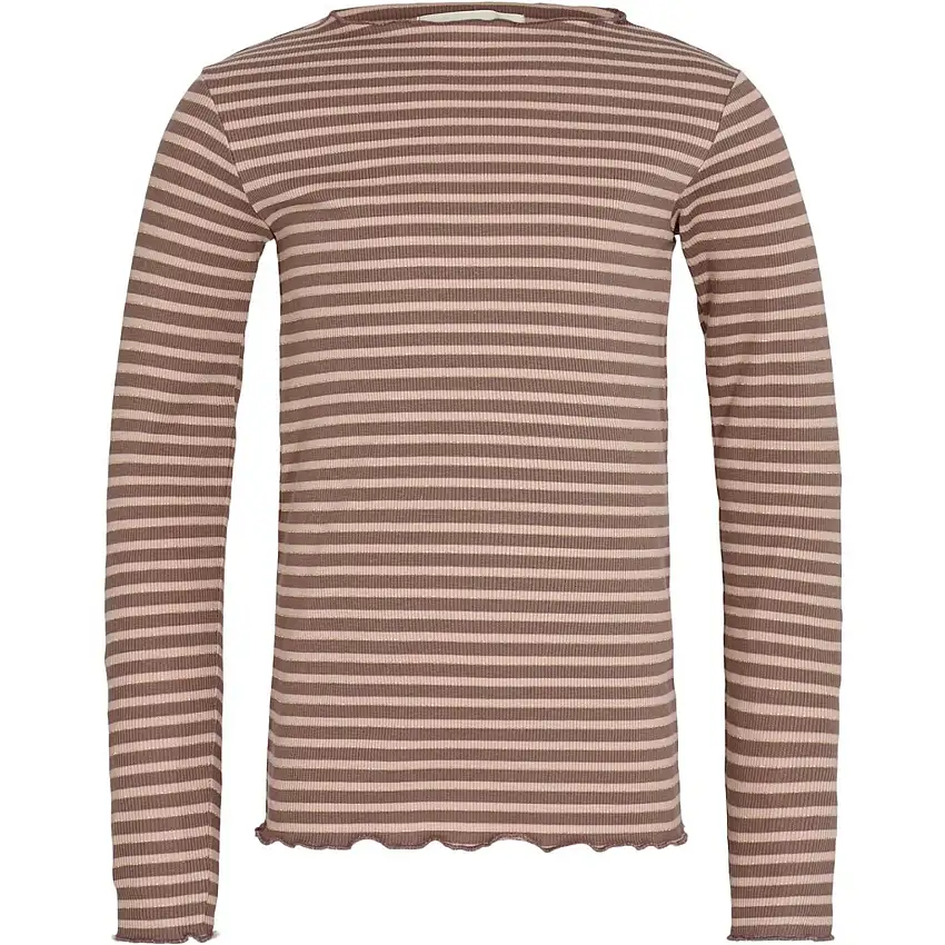 T-shirt a maniche lunghe a righe per ragazza Sofie Schnoor Petrisy