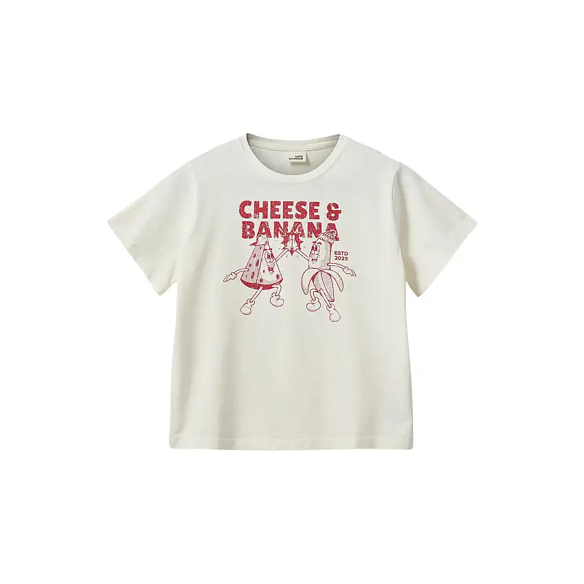 T-shirt da bambina Sofie Schnoor Zenasy Cheese & Banana