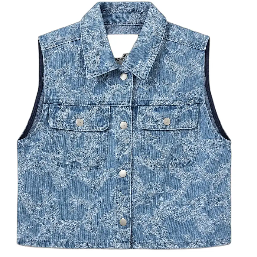 Giubbotto di jeans senza maniche per ragazza Sofie Schnoor Carolesy