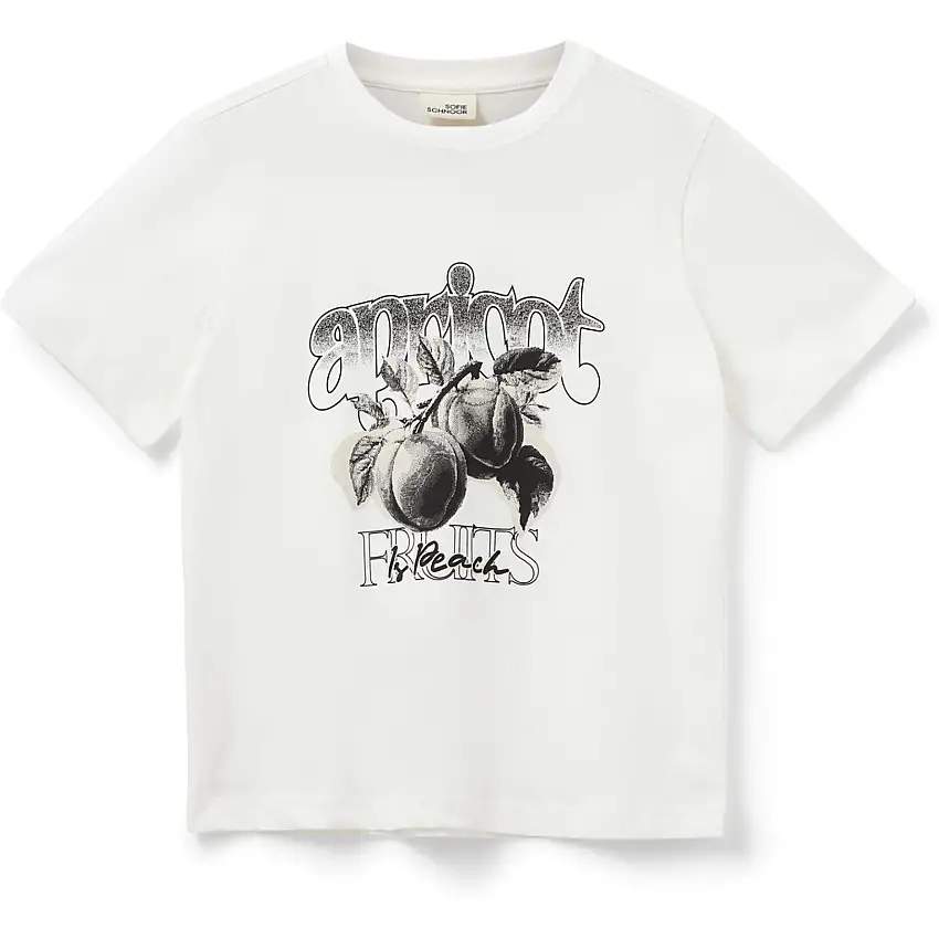 T-shirt stampato pesca ragazza Sofie Schnoor Zenasy