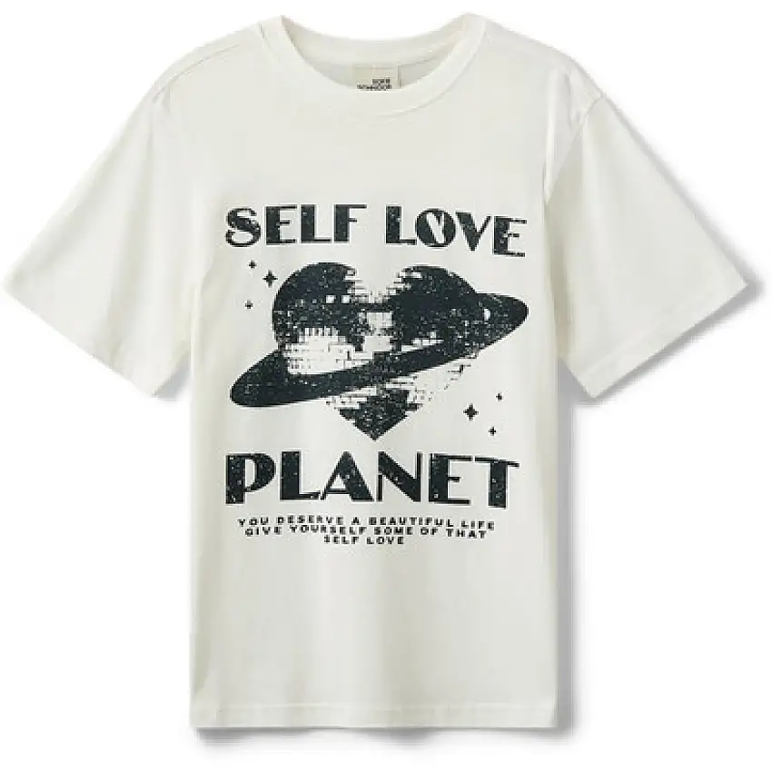 T-shirt con motivo cuore ragazza Sofie Schnoor Zenasy