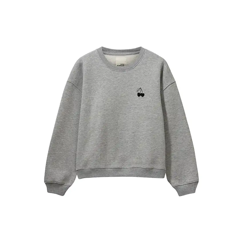 Felpa con motivo ciliegia nera donna Sofie Schnoor Elisw