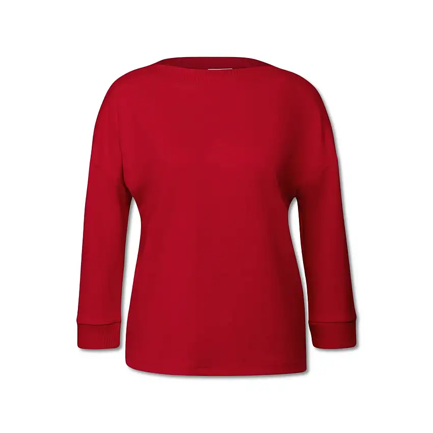 T-shirt a maniche lunghe e scollatura bateau per donna Street One