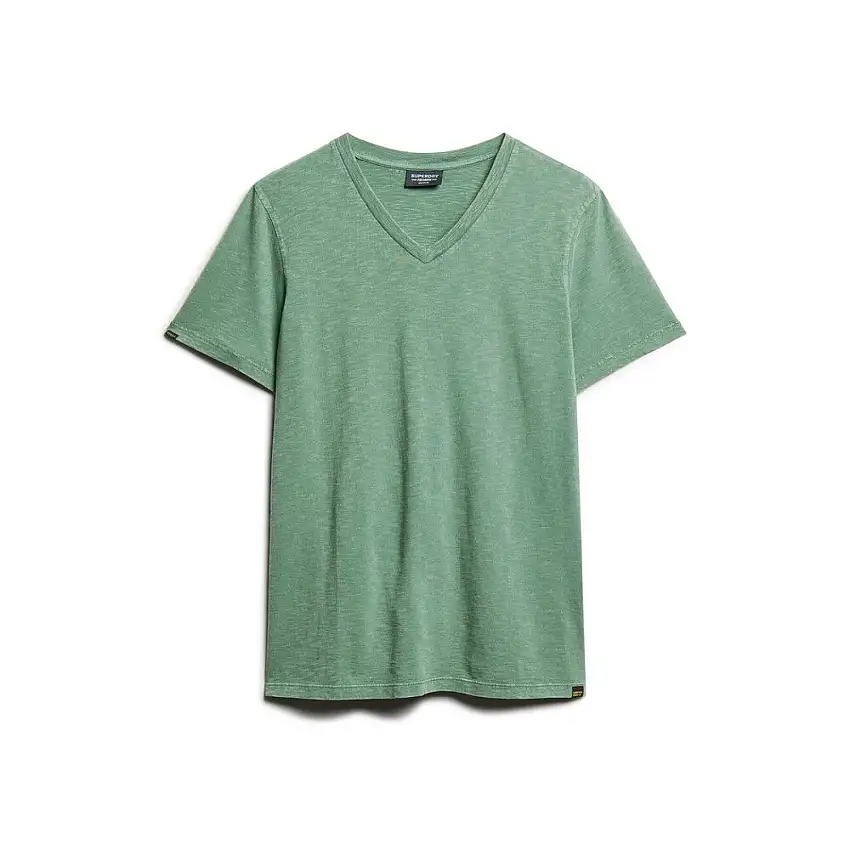 T-shirt melange e collo a V Superdry [Misura L]