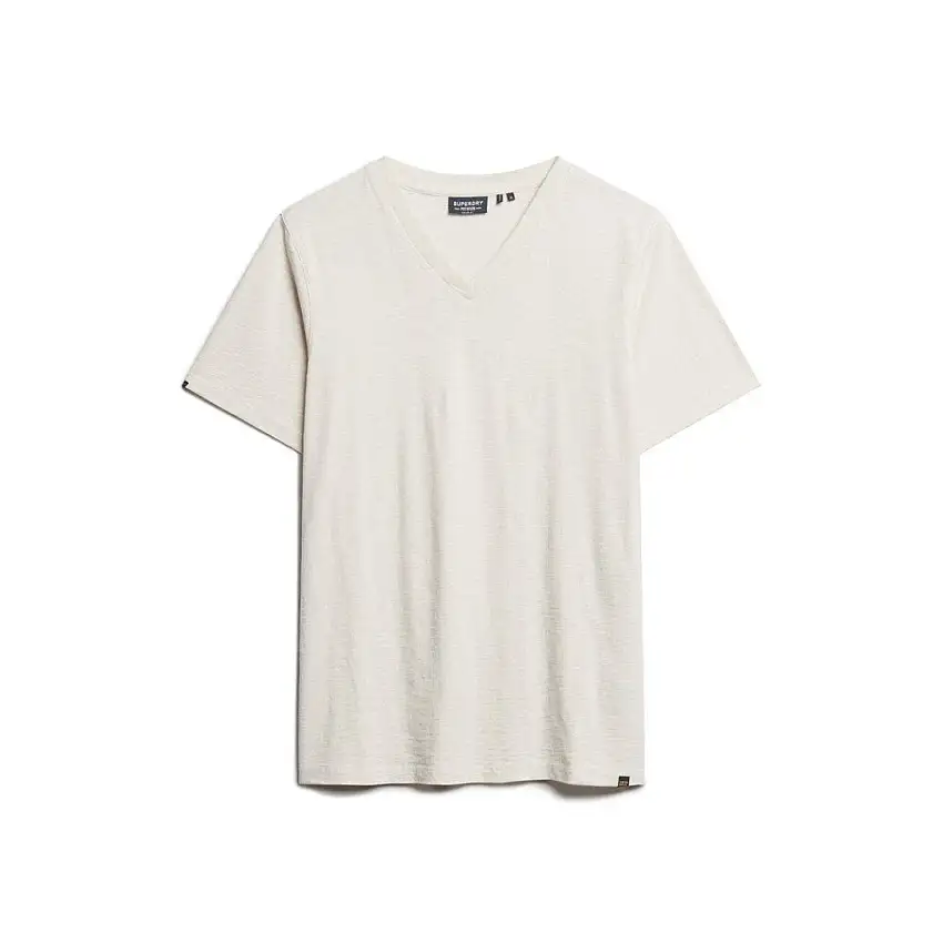 T-shirt melange e collo a V Superdry [Misura XL]