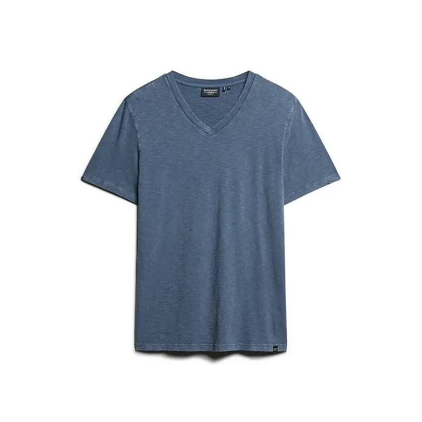 T-shirt melange e collo a V Superdry