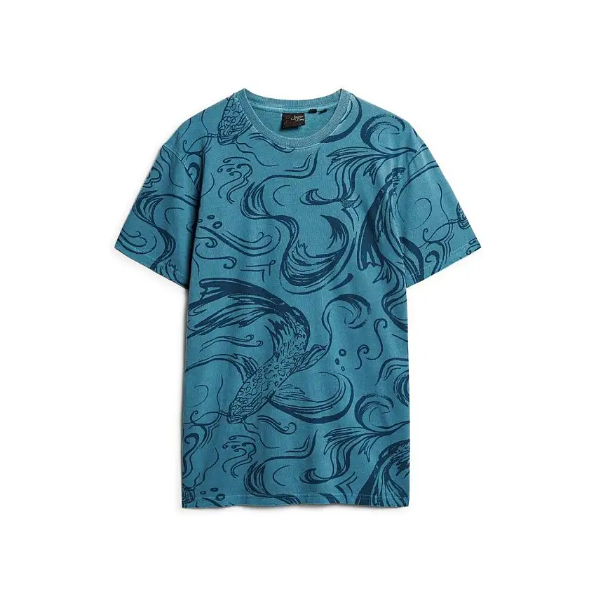 T-shirt stampato tinto Superdry Vintage