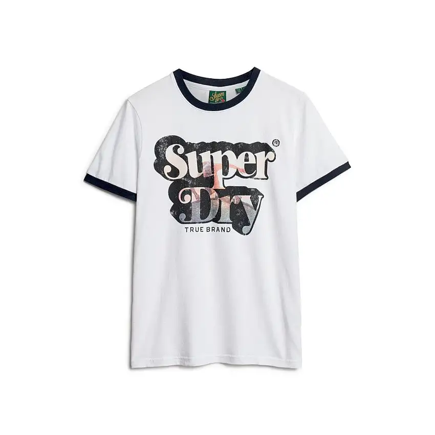 T-shirt con logo fotografico Superdry