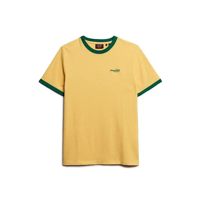 T-shirt con logo e bordi a contrasto Superdry Essential