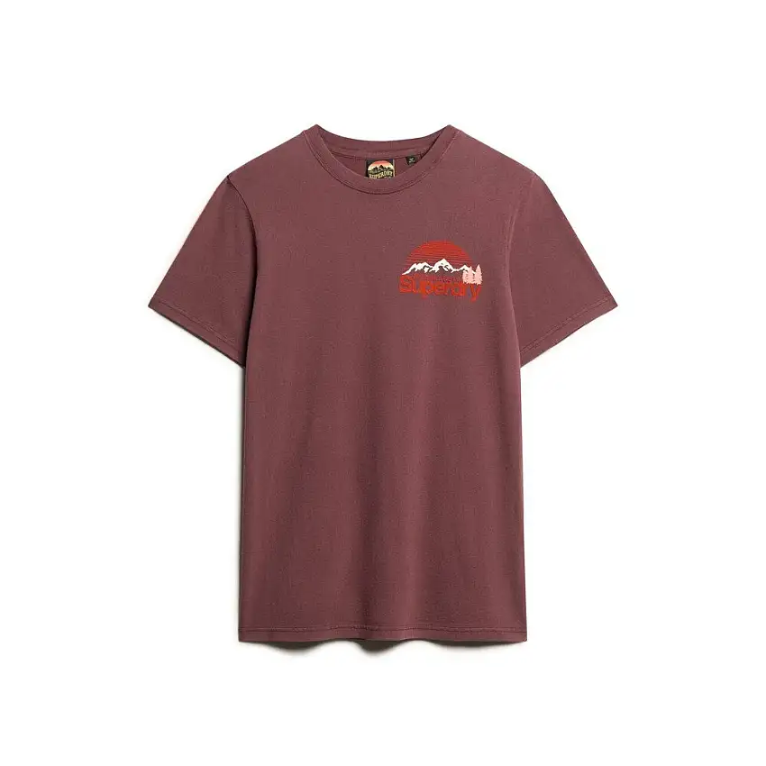 T-shirt con motivo sul petto Superdry Great Outdoors