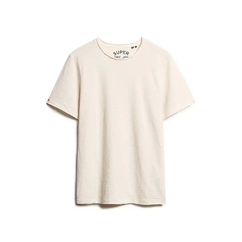 T-shirt effet flammato con bordi grezzi Superdry