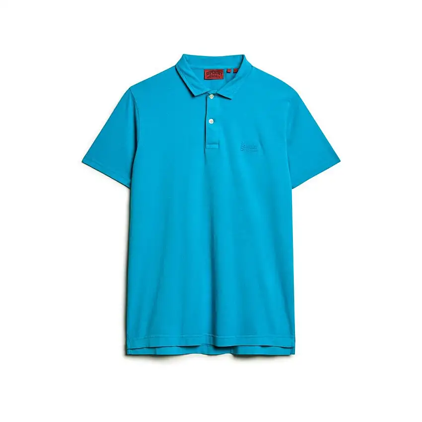 Polo in jersey Superdry Essential Logo Neon