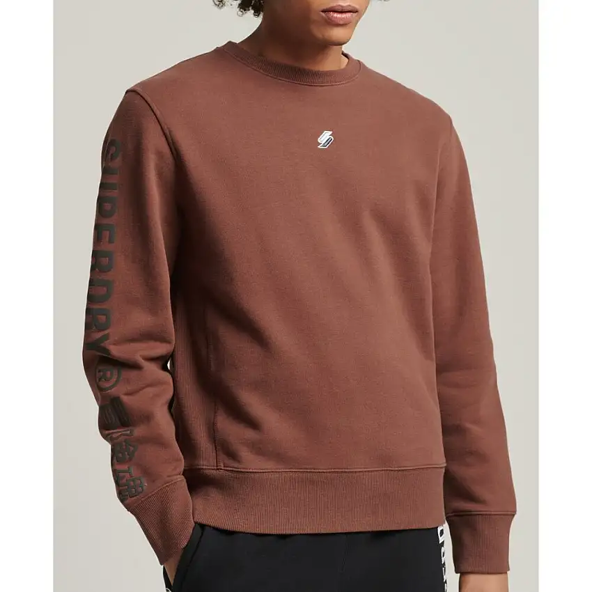 Felpa aderente Superdry Code Logo Linear