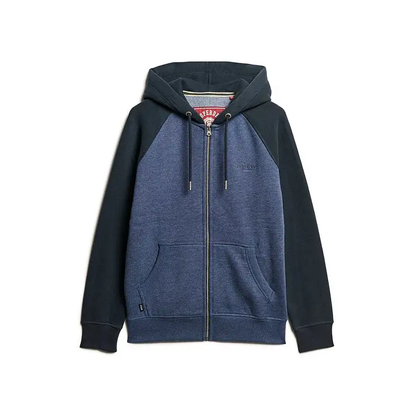 Felpa con cerniera a cappuccio Superdry Essential Baseball