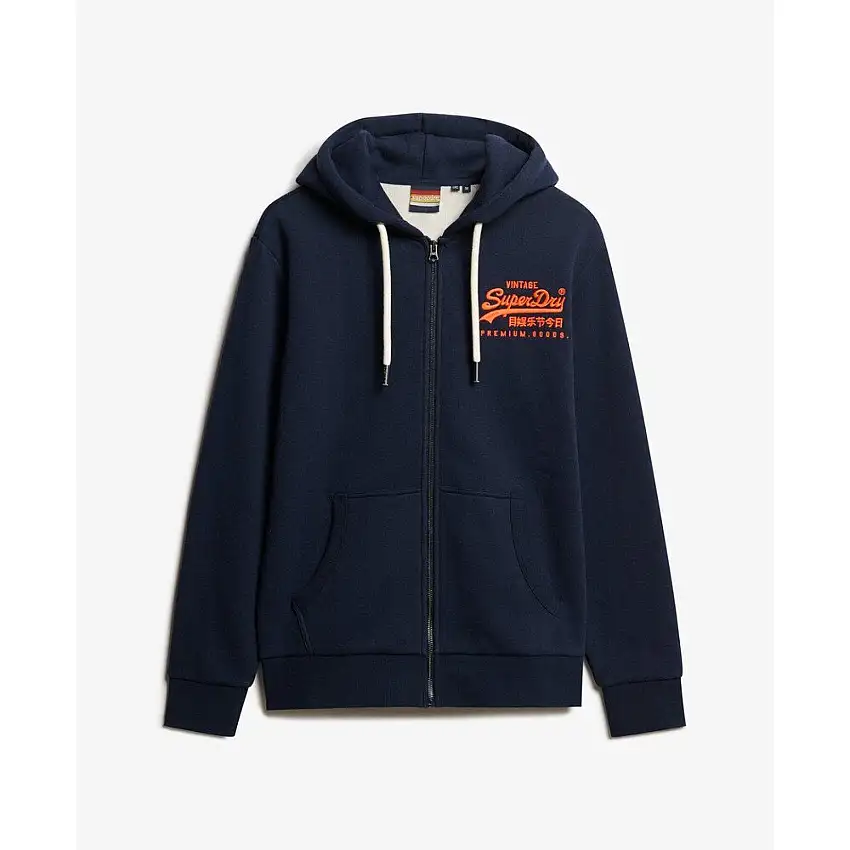 Felpa con cappuccio a fantasia Superdry Neon Vintage Logo