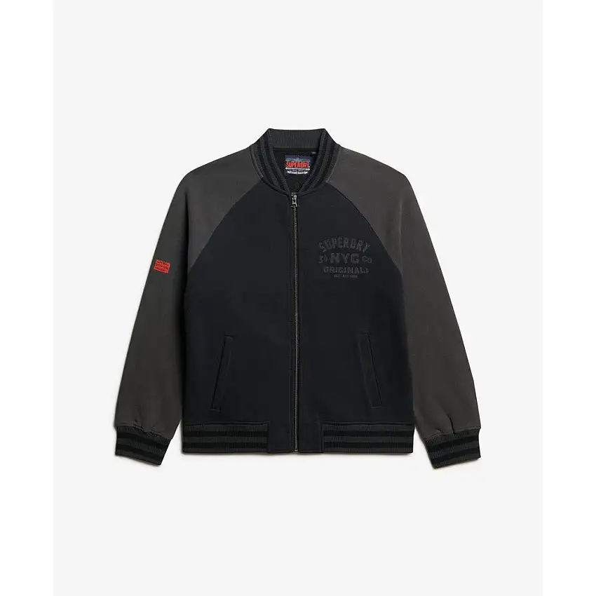Bomber con motivo Superdry College