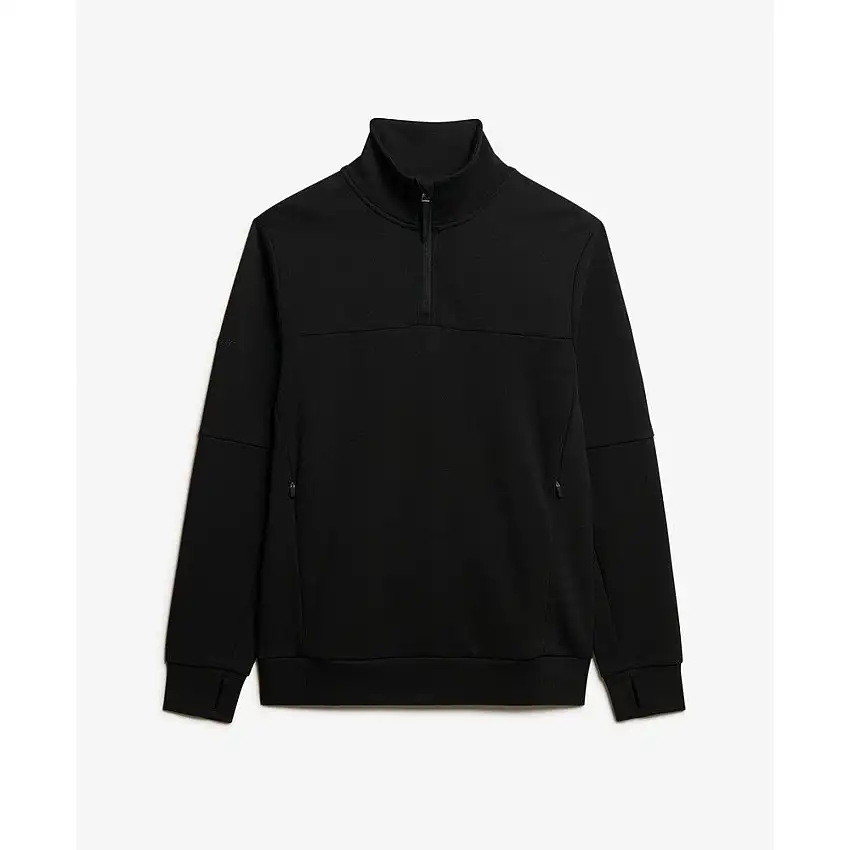 Felpa con colletto a cerniera Superdry Tech