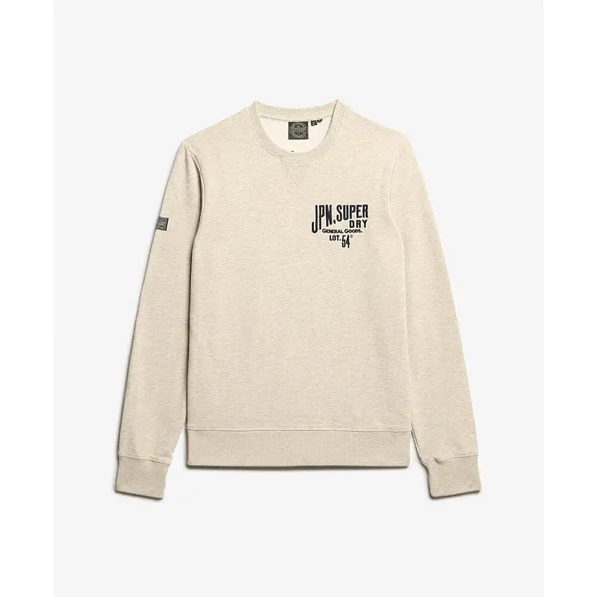 Felpa con testo applicato Superdry Workwear