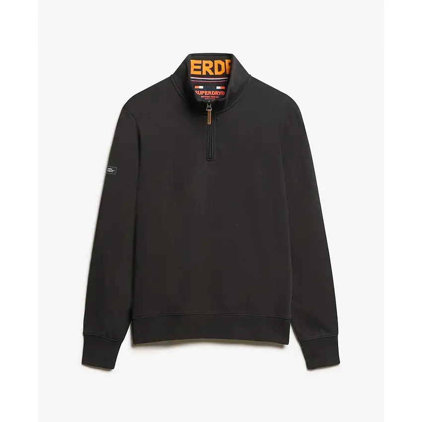 Felpa con colletto a cerniera Superdry Core Logo