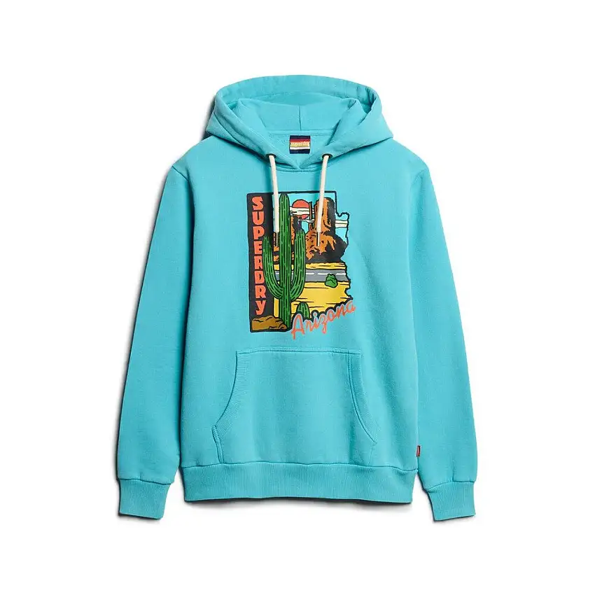 Felpa con cappuccio Superdry Travel Postcard