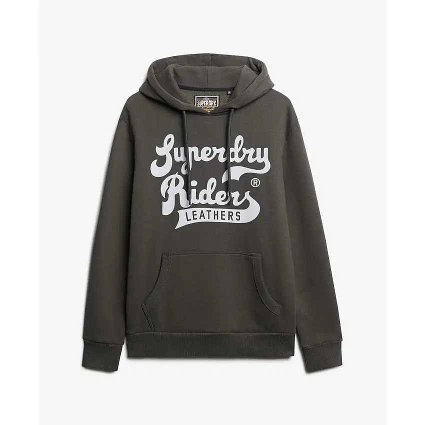 Felpa con cappuccio Superdry Leathers
