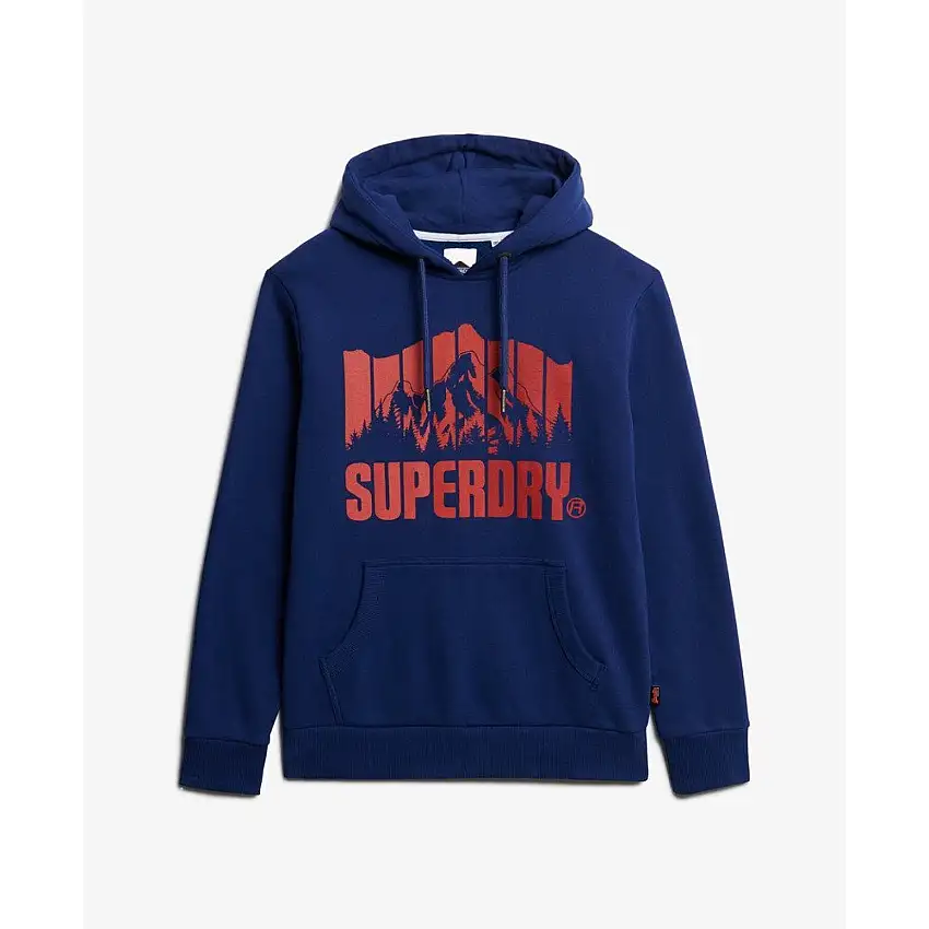 Felpa con cappuccio Superdry Mountain Rainbow