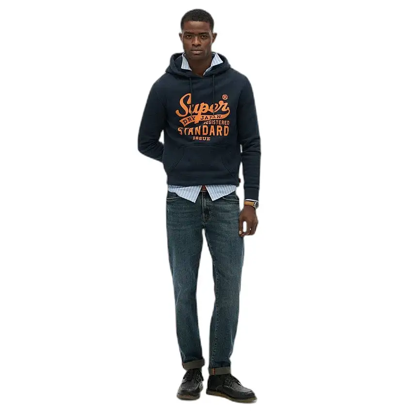 Felpa con cappuccio Superdry Standard Script