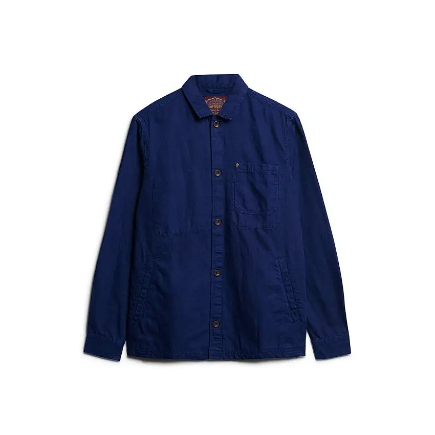 Camicia da camera in misto lino Superdry The Merchant Store