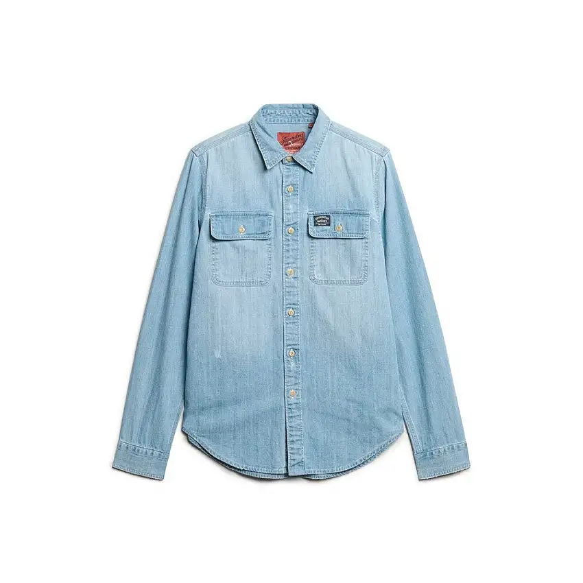 Camicia a maniche lunghe ricamata Superdry