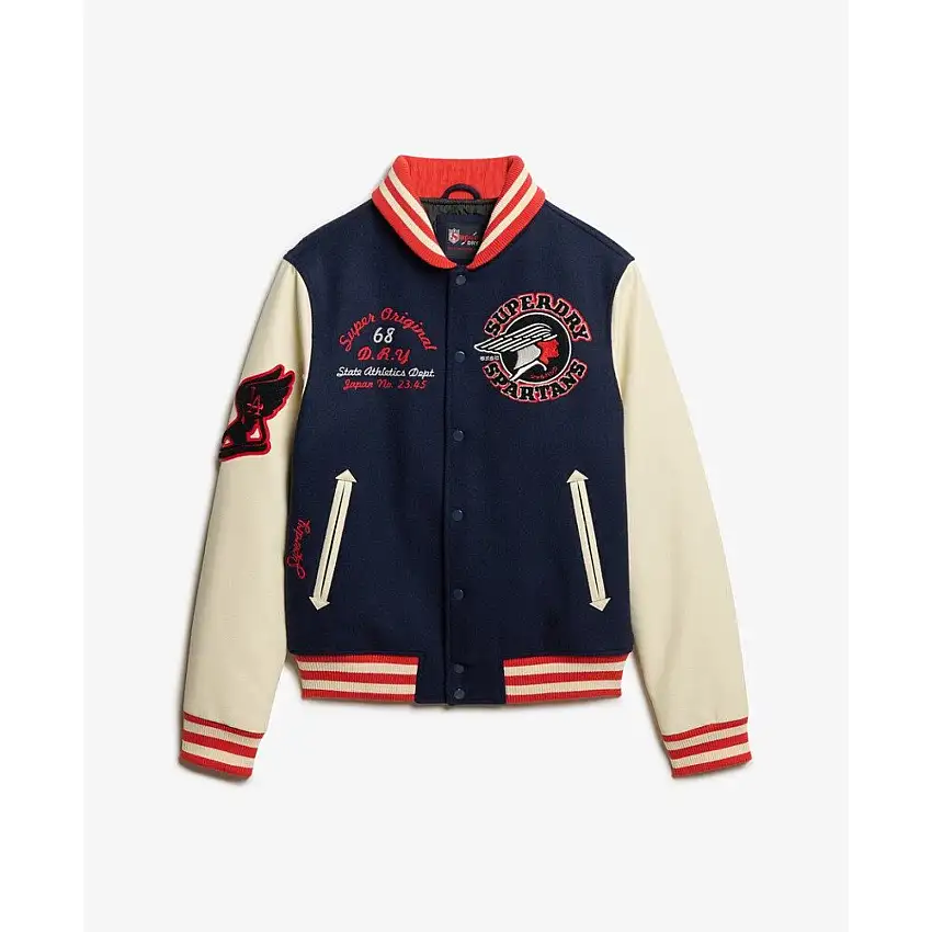 Bomber con toppe Superdry Varsity