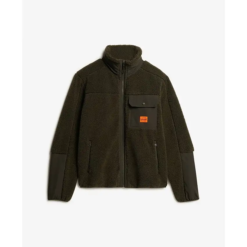 Giacca ibrida in pelle di pecora Superdry Expedition