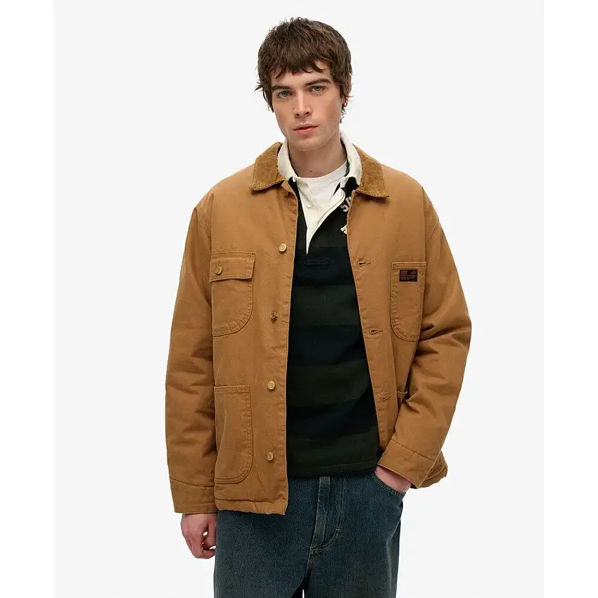 Giacca da lavoro ricamata con 4 tasche Superdry Surplus