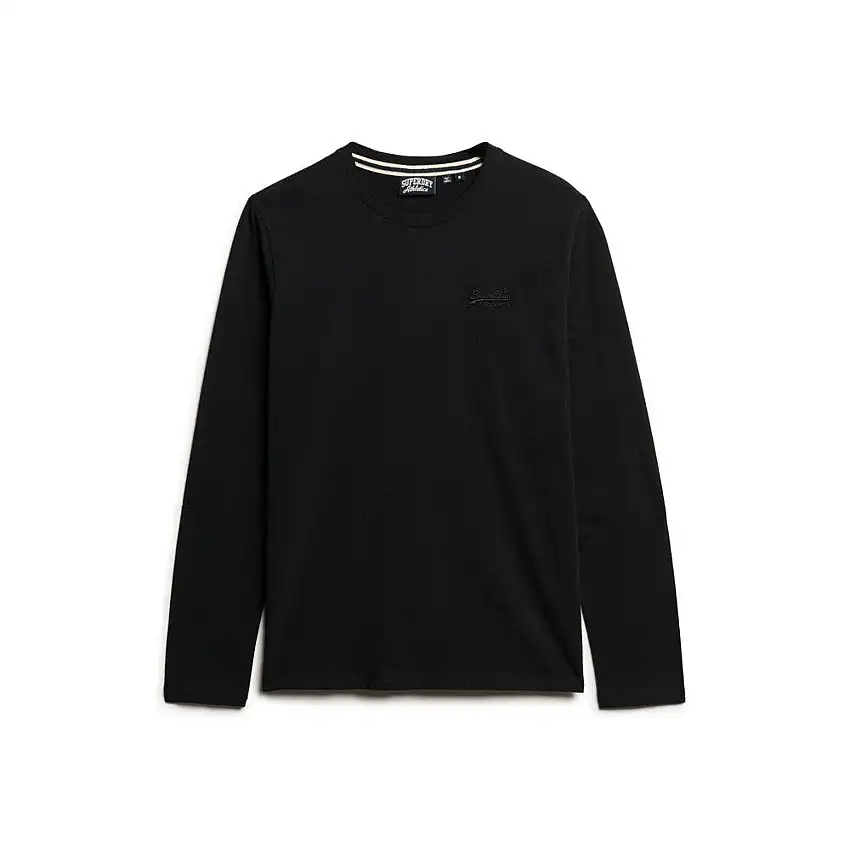 T-shirt a maniche lunghe con logo Superdry Essential