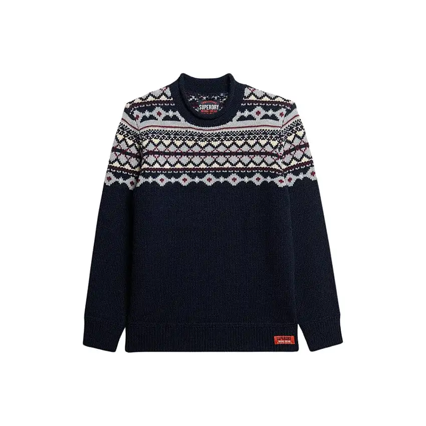 Maglione jacquard a collo alto Superdry [Misura 3XL]