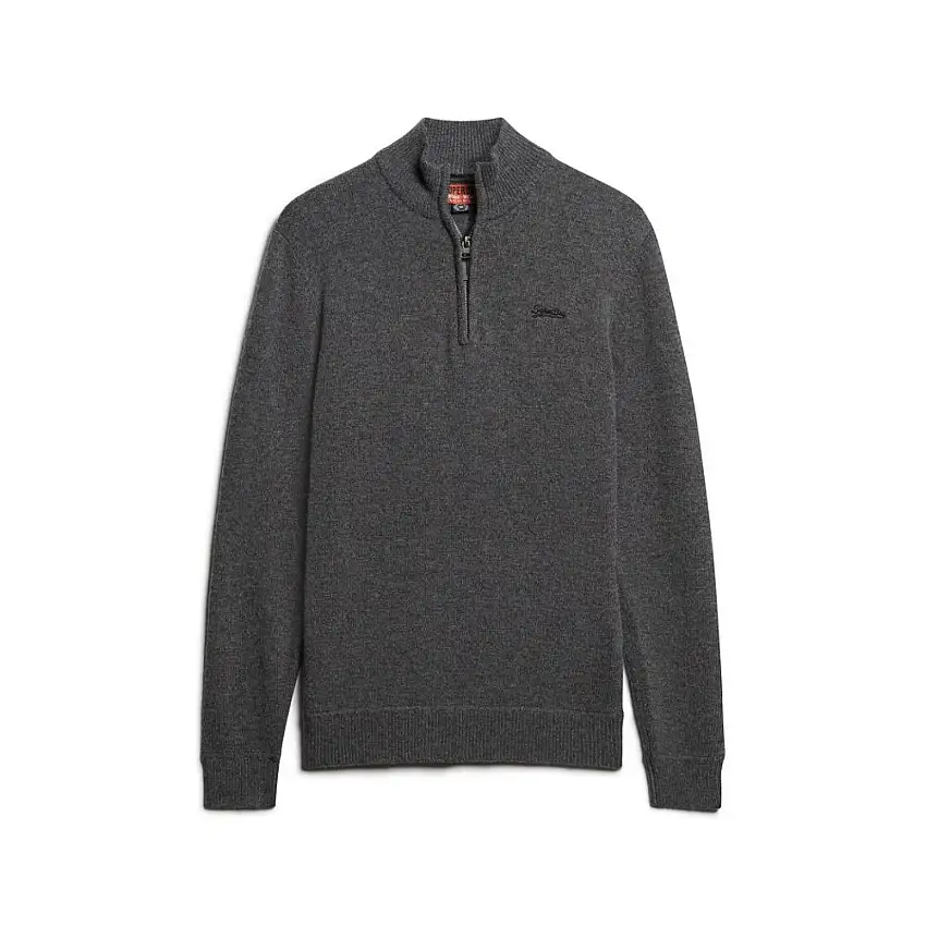 Pull 1/2 zip ricamato Superdry Essential