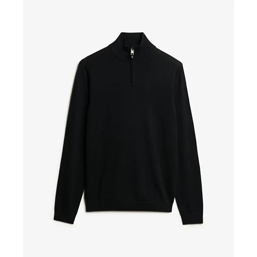 Maglione a collo alto da camionista in lana merino Superdry