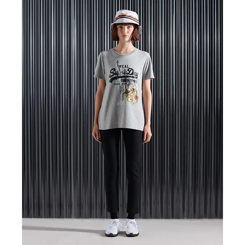 T-shirt fotografico donna Superdry NYC Vintage Logo