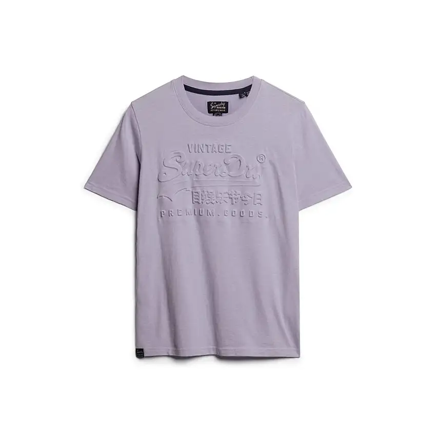T-shirt con logo in rilievo donna Superdry Vintage