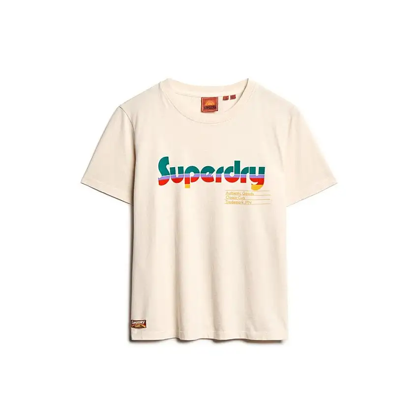 T-shirt retro casual stampato donna Superdry