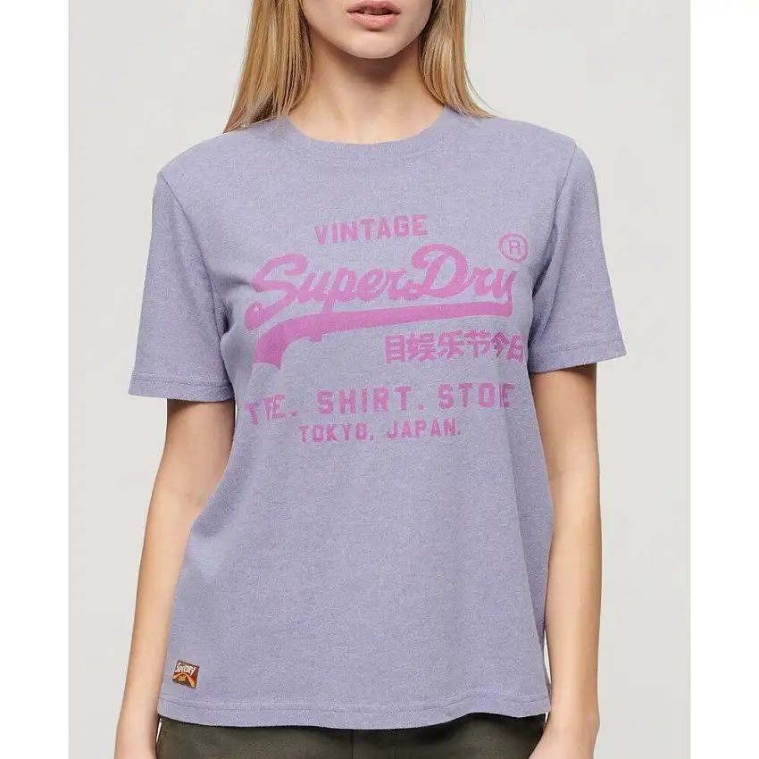 T-shirt casual da donna Superdry Vintage Logo Heritage