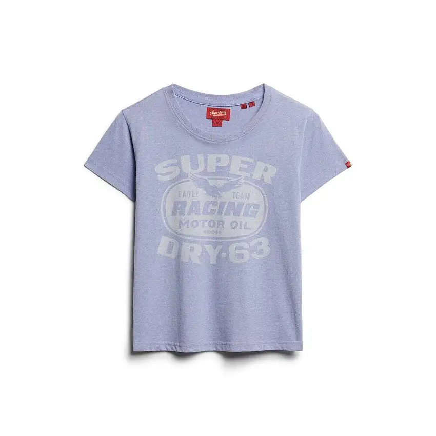 T-shirt in fantasia da donna Superdry Archive Kiss