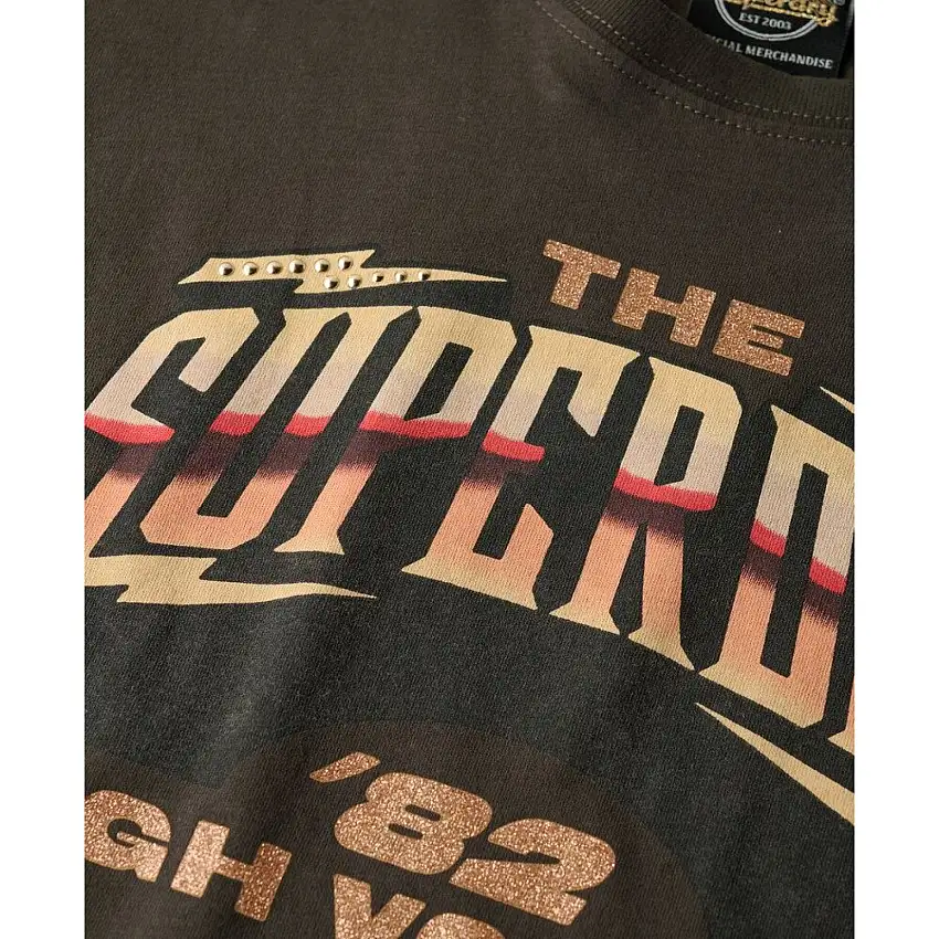 T-shirt da donna Superdry Rock Band 70s