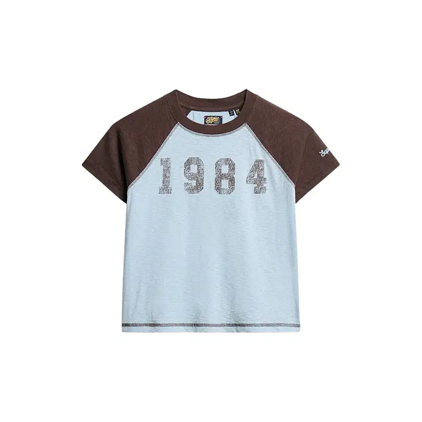 T-shirt aderente con maniche raglan donna Superdry Athletic Essentials