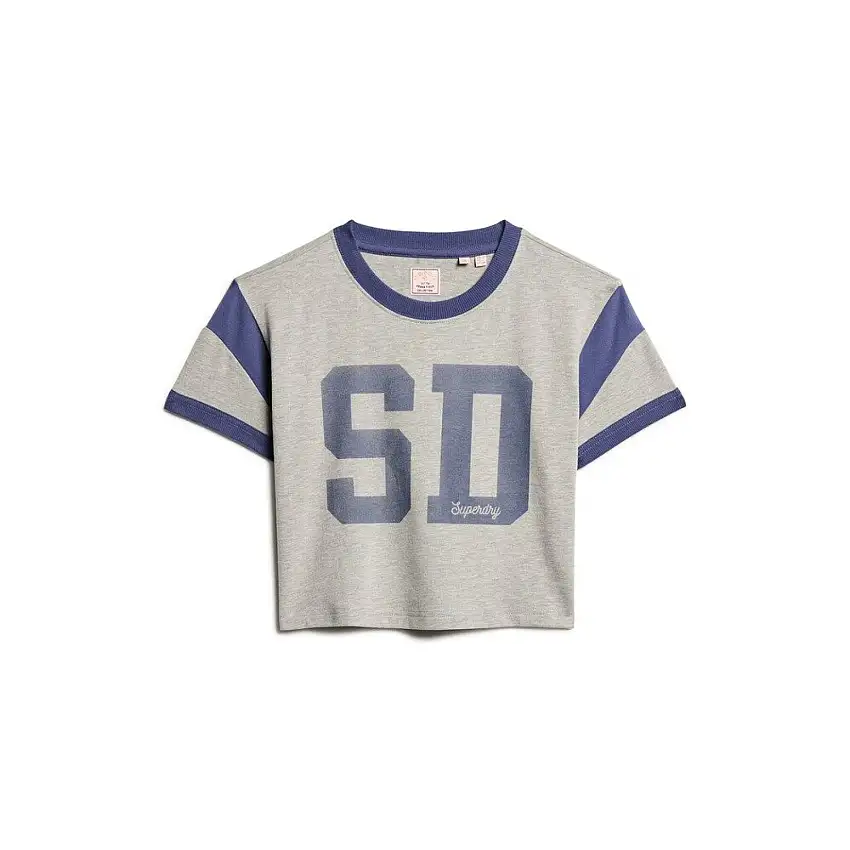 T-shirt donna a contrasto Superdry Athletic Essentials