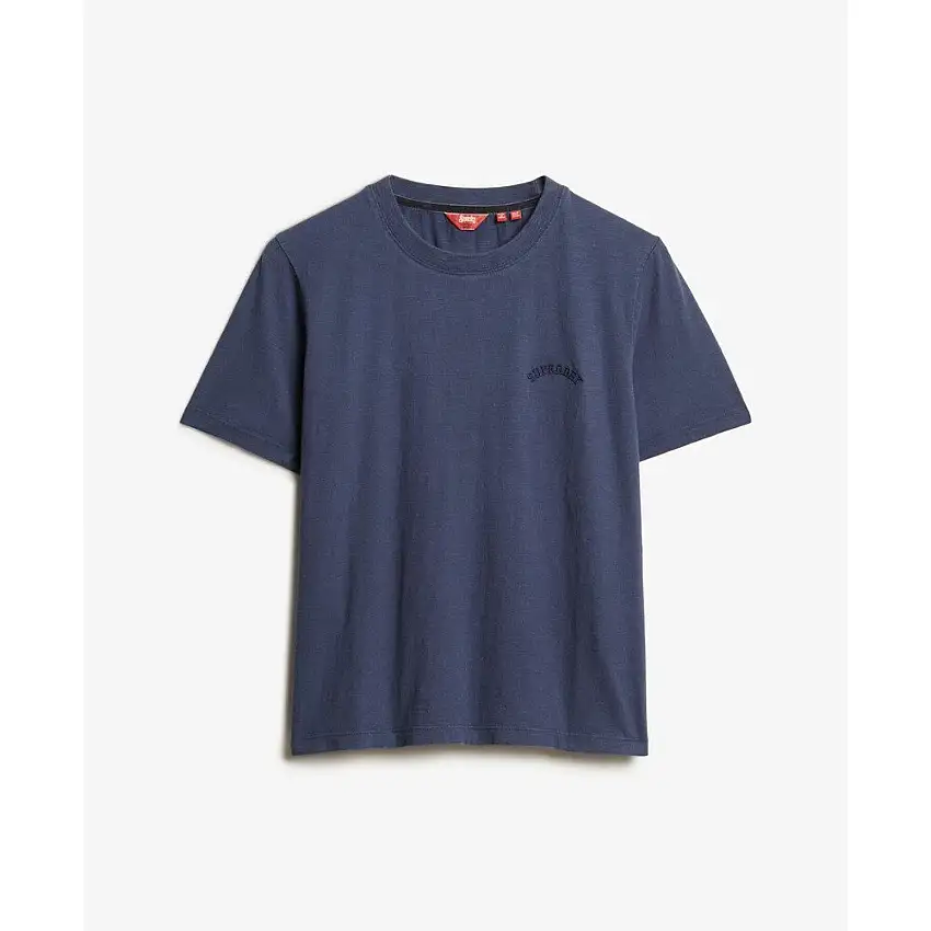 T-shirt sbiadito con logo donna Superdry Essential