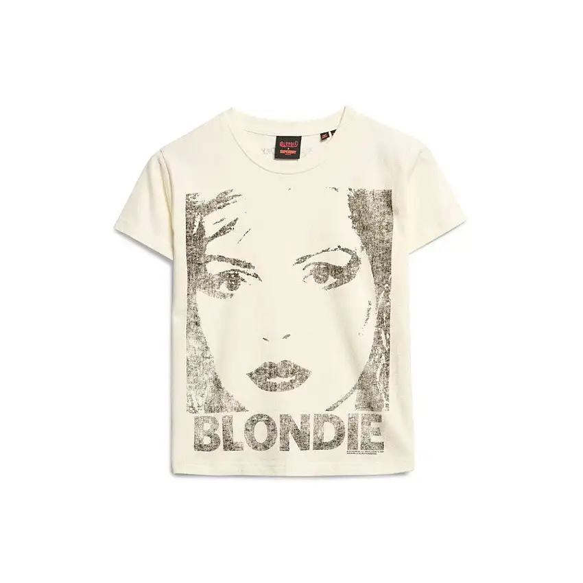 T-shirt da donna aderente Superdry Blondie x Superdry [Misura L]