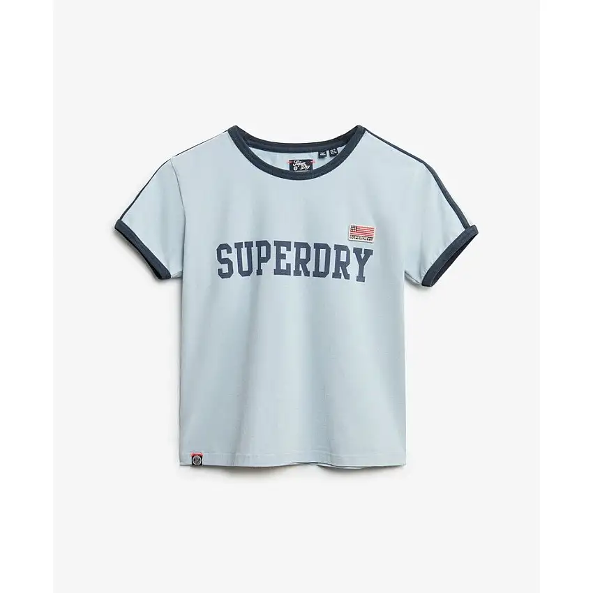 T-shirt da donna a righe Superdry Athletic Essential