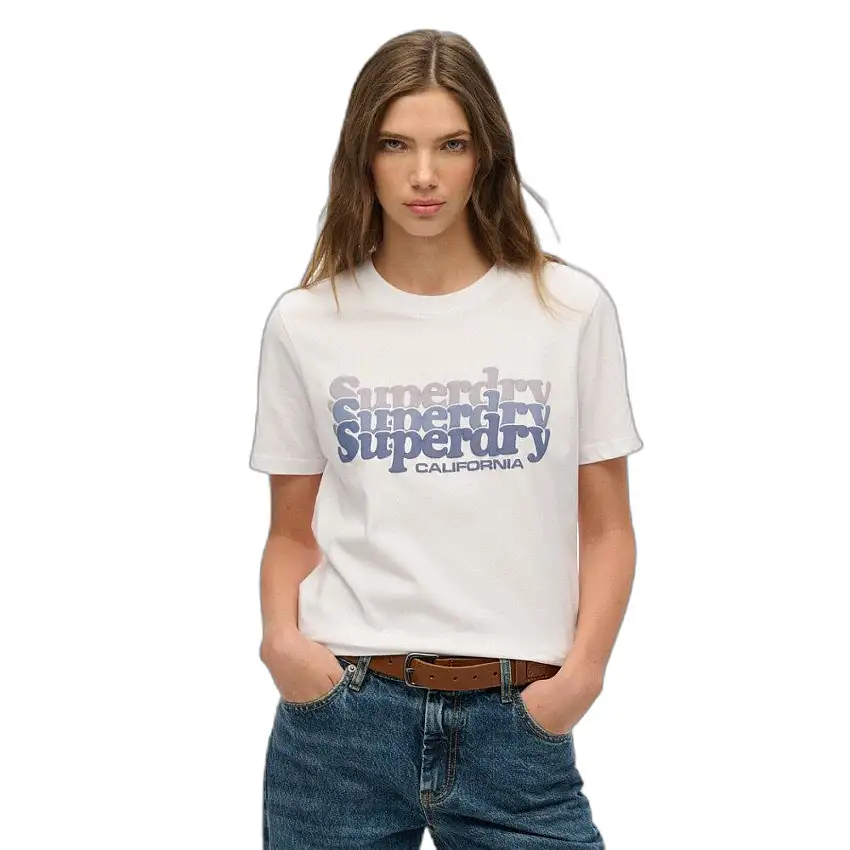 T-shirt da donna Superdry Stacked