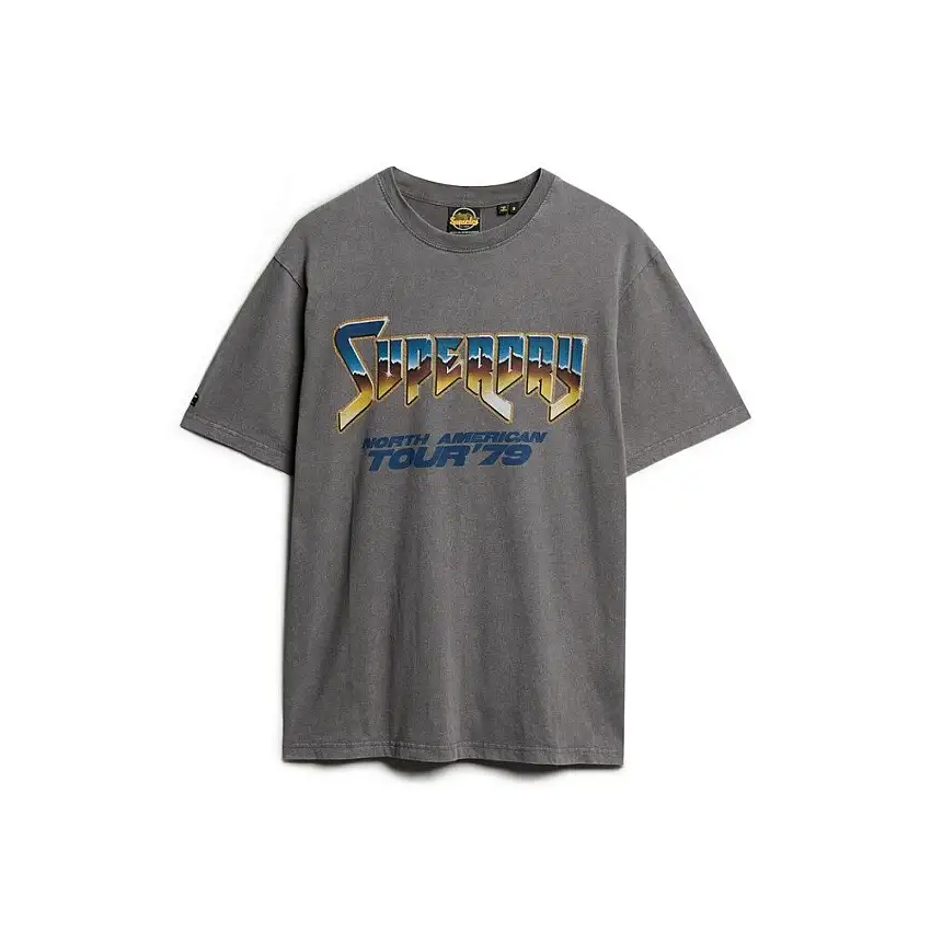 T-shirt oversize da donna Superdry Rock Band 70s